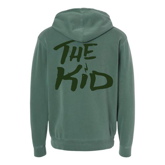 THE KID  Green Hoodie